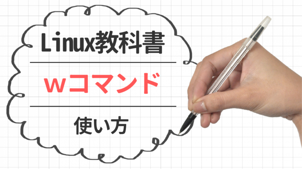 wコマンド使用方法・各項の見方