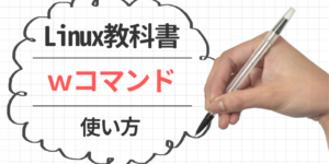 wコマンド使用方法・各項の見方