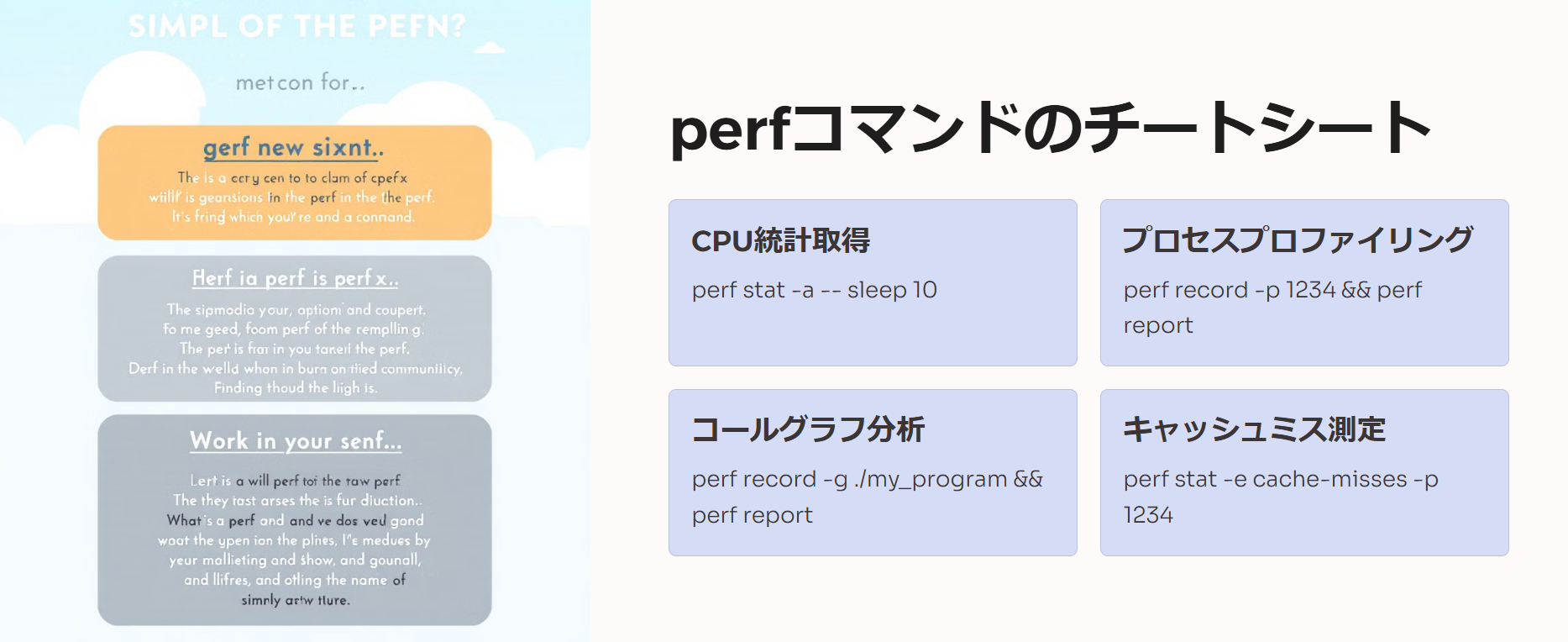 Linux perfコマンドオプション一覧と使い方を徹底解説【パフォーマンス解析入門】 - GORITec
