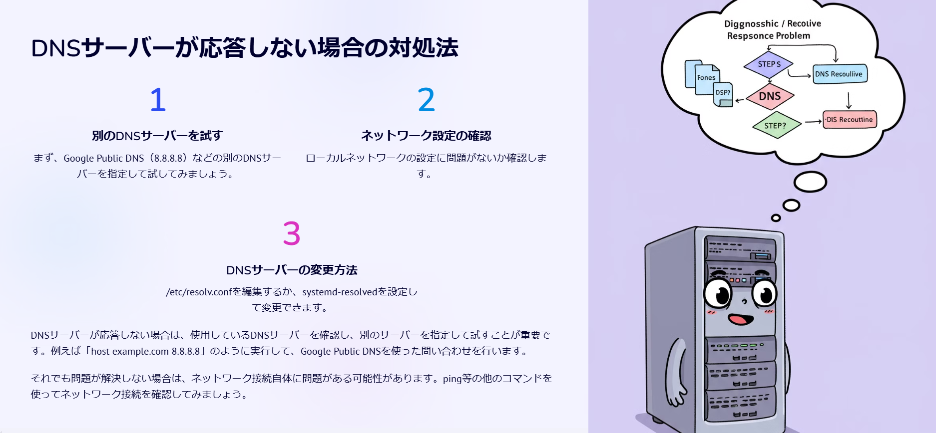 【Linux】hostコマンド完全ガイド|使い方・オプション一覧・DNS調査の実践テクニック - GORITec