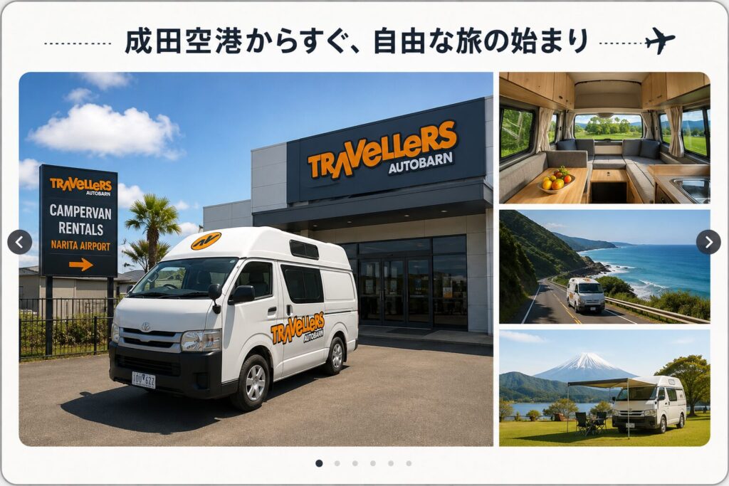 成田からすぐ始められるキャンピングカー旅