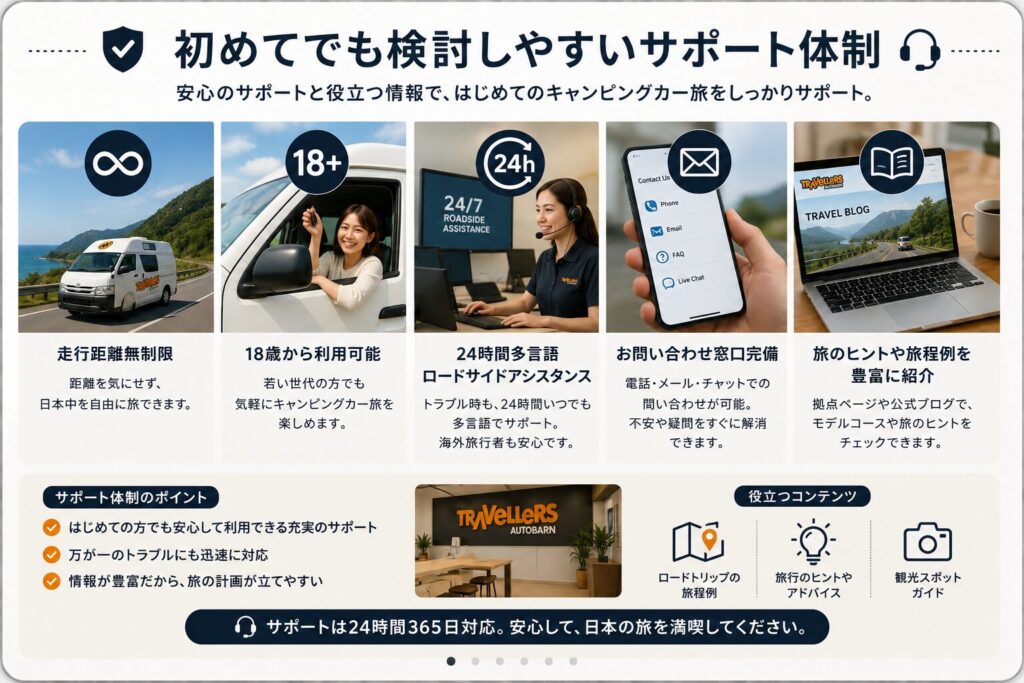 初めてでも検討しやすいサポート体制